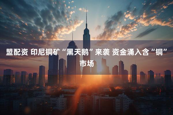 盟配资 印尼铜矿“黑天鹅”来袭 资金涌入含“铜”市场