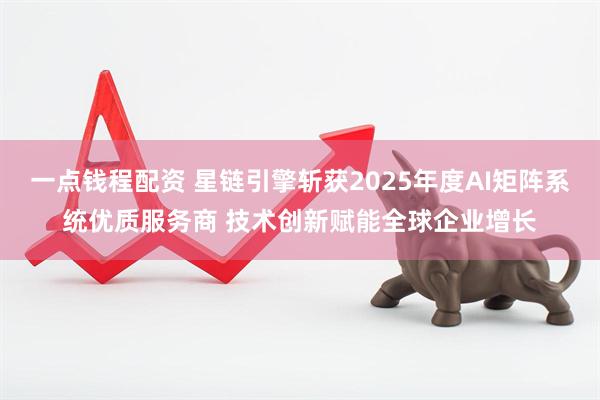 一点钱程配资 星链引擎斩获2025年度AI矩阵系统优质服务商 技术创新赋能全球企业增长